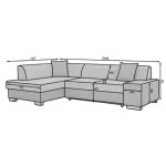 Kotna sedežna garnitura FANY - slika 15