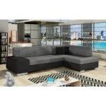 Kotna sedežna garnitura FANY 2 . Kotna sedežna garnitura FANY 2 je kotna sedežna garnitura, katera je narejena v kombinaciji umetnega usnja ter blaga.