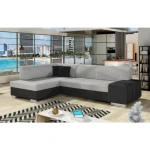 Kotna sedežna garnitura FANY 2 . Kotna sedežna garnitura FANY 2 je kotna sedežna garnitura, katera je narejena v kombinaciji umetnega usnja ter blaga.