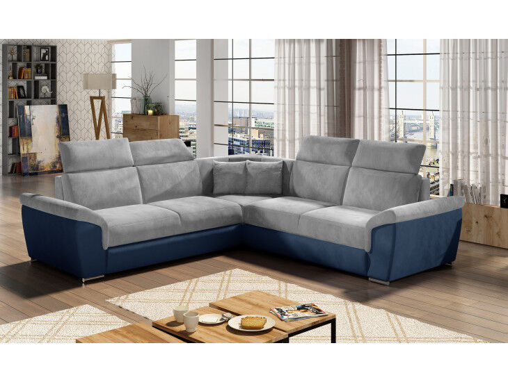 Kotna sedežna garnitura FERDO 5 je kotna sedežna garnitura, katera je narejena iz kvalitnetnega blaga. Garnitura se raztegne v ležišče z delfin