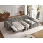 Kotna sedežna garnitura FERO . Kotna sedežna garnitura FERO je modernega dizajna. S svojim elegantnim videzom se bo podala v vsak prostor. Sedežna je