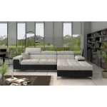 Kotna sedežna garnitura HELENA . Kotna sedežna garnitura HELENA vas bo prepričala s svojimi modernimi linijami. Garnitura je vzmetena z valovitimi vzmetmi