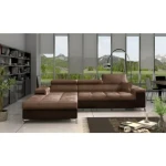 Kotna sedežna garnitura HELENA 4 . Kotna garnitura HELENA 3 je narejena iz kvalitetnega blaga. Garnitura je vzmetena in se lahko raztegne v ležišče.