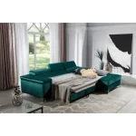 Kotna sedežna garnitura HELENA - zelena - slika 7