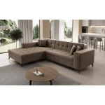 Kotna sedežna garnitura JON 3 . Kotna sedežna garnitura JON 3 je modernega dizajna. Na voljo je v več barvah. Primerna je za vsak prostor. Sedežni je