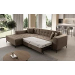 Kotna sedežna garnitura JON 3 . Kotna sedežna garnitura JON 3 je modernega dizajna. Na voljo je v več barvah. Primerna je za vsak prostor. Sedežni je