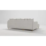 Kotna sedežna garnitura KAJA . Kotna sedežna garnitura KAJA je odlična garnitura po odlični ceni. Sedežna se raztegne v dodatno ležišče. Garnitura ima