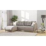 Kotna sedežna garnitura KAJA . Kotna sedežna garnitura KAJA je odlična garnitura po odlični ceni. Sedežna se raztegne v dodatno ležišče. Garnitura ima