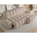 Kotna sedežna garnitura KLER . Kotna sedežna garnitura KLER je modernega dizajna. S svojim elegantnim videzom se bo podala v vsak prostor. Sedežna je