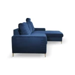 Kotna sedežna garnitura KOLY . Kotna sedežna garnitura KOLY je moderna ter praktična garnitura. Zaradi svojih šivov na straneh ter hrbtnih blazinah bo