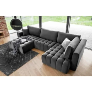 Kotna sedežna garnitura LENA 2 . Kotna sedežna garnitura LENA 2 je odlična in kvalitetna garnitura. Dizajn, kateri vas bo prepričal, zaradi njene velikosti