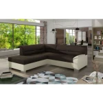 Kotna sedežna garnitura LIZIN . Kotna sedežna garnitura LIZIN je narejena iz kvalitetnega materiala in dobavljiva po odlični ceni. Sedežna garnitura je