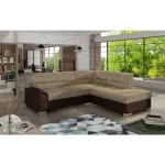 Kotna sedežna garnitura LIZIN 2 . Kotna sedežna garnitura LIZIN 2 je narejena iz kvalitetnega materiala in dobavljiva po odlični ceni. Sedežna garnitura je