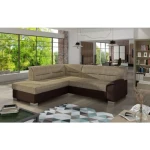 Kotna sedežna garnitura LIZIN 2 . Kotna sedežna garnitura LIZIN 2 je narejena iz kvalitetnega materiala in dobavljiva po odlični ceni. Sedežna garnitura je