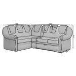 Kotna sedežna garnitura LOLA 2 - slika 10