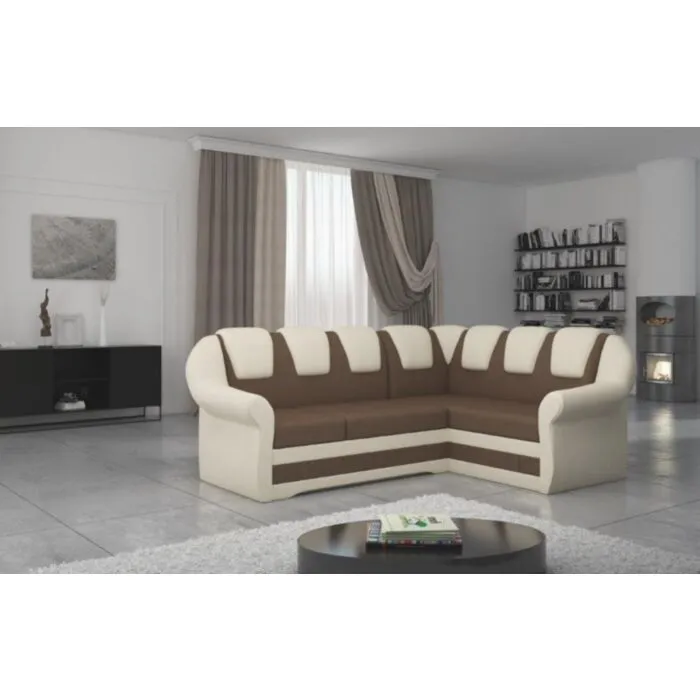 Kotna sedežna garnitura LOLA 4 Kotna sedežna garnitura LOLA 4 . Kotna sedežna garnitura LOLA 4 je kvalitetna sedežna garnitura. Narejena je iz kvalitetnega umetnega usnja. Garnitura ima