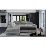 Kotna sedežna garnitura LORI . Kotna sedežna garnitura LORI je odlična garnitura po odlični ceni. Vzmetena je z valovitimi vzmetmi. Sedežna je udobna ter