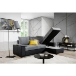 Kotna sedežna garnitura LUISA 3 . Kotna sedežna garnitura LUISA 3 bo našla prostor v vašem domu. Narejena iz kvalitetnih materialov, oblazinjena v