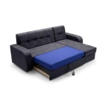 Kotna sedežna garnitura LUSI 2 . Kotna sedežna garnitura LUSI 2 je priemrna za vsak prostor, saj je klasičnega izgleda. Sedežna je praktična za uporabo,