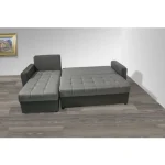 Kotna sedežna garnitura LUXUS 2 . Kotna sedežna garnitura LUXUS 2 je odlična garnitura po odlični ceni. Narejena v kombinaciji umetnega usnja in blaga.