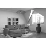 Kotna sedežna garnitura LUXUS . Kotna sedežna garnitura LUXUS je odlična garnitura po odlični ceni. Narejena v kombinaciji umetnega usnja in blaga. Zraven