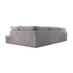 Kotna sedežna garnitura MAGNET . Kotna sedežna garnitura MAGNET je praktična in udobna popestritev dnevnega prostora. Sedežna je vzmetena z valovitimi