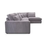 Kotna sedežna garnitura MAGNET . Kotna sedežna garnitura MAGNET je praktična in udobna popestritev dnevnega prostora. Sedežna je vzmetena z valovitimi