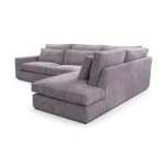 Kotna sedežna garnitura MAGNET . Kotna sedežna garnitura MAGNET je praktična in udobna popestritev dnevnega prostora. Sedežna je vzmetena z valovitimi