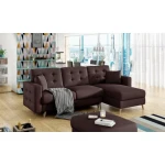 Kotna sedežna garnitura MAJA 2 . Kotna sedežna garnitura MAJA 2 je sedežna s stilom skandinavskega sloga. Izdelana iz kvalitetnega umetnega usnja. Garnitura