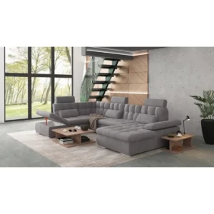 Kotna sedežna garnitura MALORCA . Kotna sedežna garnitura MALORCA je odlična garnitura po odlični ceni. Sedežna se raztegne v dodatno ležišče in ima