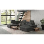 Kotna sedežna garnitura MALORCA . Kotna sedežna garnitura MALORCA je odlična garnitura po odlični ceni. Sedežna se raztegne v dodatno ležišče in ima