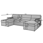 Kotna sedežna garnitura MARCO 2 - slika 7