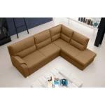 Kotna sedežna garnitura MINA . Kotna sedežna garnitura MINA je zelo praktična in funkcionalna. Narejena je v kvalitetnem blagu. Garnitura ima levi ali desni