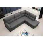 Kotna sedežna garnitura MINA . Kotna sedežna garnitura MINA je zelo praktična in funkcionalna. Narejena je v kvalitetnem blagu. Garnitura ima levi ali desni