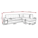 Kotna sedežna garnitura NORTON - slika 7