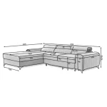 Kotna sedežna garnitura NOVA - slika 10