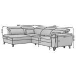 Kotna sedežna garnitura OBLE 2 - slika 28