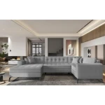 Kotna sedežna garnitura OKTI . Kotna sedežna garnitura OKTI je narejena je iz odličnih materialov. Vzmetena je z valovitimi vzmetmi. Praktična ter udobna