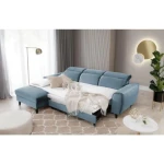 Kotna sedežna garnitura OLIJA . Kotna sedežna garnitura OLIJA je več kot le navadna sedežna garnitura. Sedežna je udobna saj je izdelana iz mehke ter