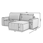 Kotna sedežna garnitura ONET - slika 10