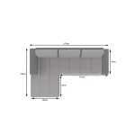 Kotna sedežna garnitura OTTA 4 . Kotna sedežna garnitura OTTA 4 je odlična garnitura po odlični ceni. Izdelana iz kakovostnega umetnega usnja. Garnitura se