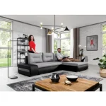 Kotna sedežna garnitura OTTA XL črna . Kotna sedežna garnitura OTTA XL je odlična garnitura po odlični ceni. Zraven garniture prejmete tudi pripadajoče