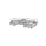 Kotna sedežna garnitura RASI - slika 11