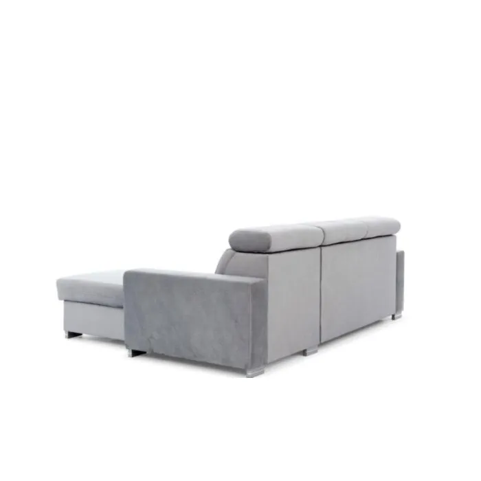 Kotna sedežna garnitura RESIA 2 Kotna sedežna garnitura RESIA 2 . Kotna sedežna garnitura RESIA je funkcionalna in udobna. Ima nastavljive vzglavnike ter zaboj za shranjevanje posteljnine.