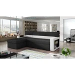 Kotna sedežna garnitura RIO . Kotna sedežna garnitura RIO je odlična garnitura po odlični ceni. Izdelana je v kombinaciji blaga ter kakovostnega umetnega