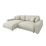 Kotna sedežna garnitura SVETLANA . Kotna sedežna garnitura SVETLANA je narejena iz kvalitetne tkanine blaga in zagotavlja maksimalno udobje. Sedišče