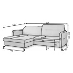 Kotna sedežna garnitura TAI 2 - slika 9