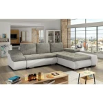 Kotna sedežna garnitura TARIK . Kotna sedežna garnitura TARIK je odlična garnitura po odlični ceni. Narejena v kombinaciji umetnega usnja in blaga na voljo