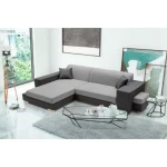 Kotna sedežna garnitura TIBOR . Kotna sedežna garnitura TIBOR je zelo praktična in funkcionalna. Narejena je v kvalitetnem umetnem usnju in blagu. Garnitura