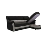 Kotna sedežna garnitura UNO . Kotna sedežna garnitura UNO je primerna za vsak prostor. Okvir je narejen iz trdega lesa in vezane plošče. Vzmetena je z